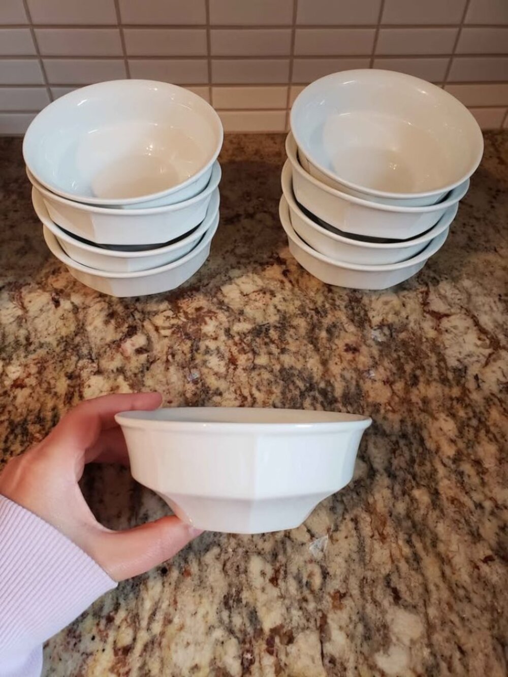 Savoir Vivre Maison Blanche Y0008 - Set of 9 Fruit Bowls